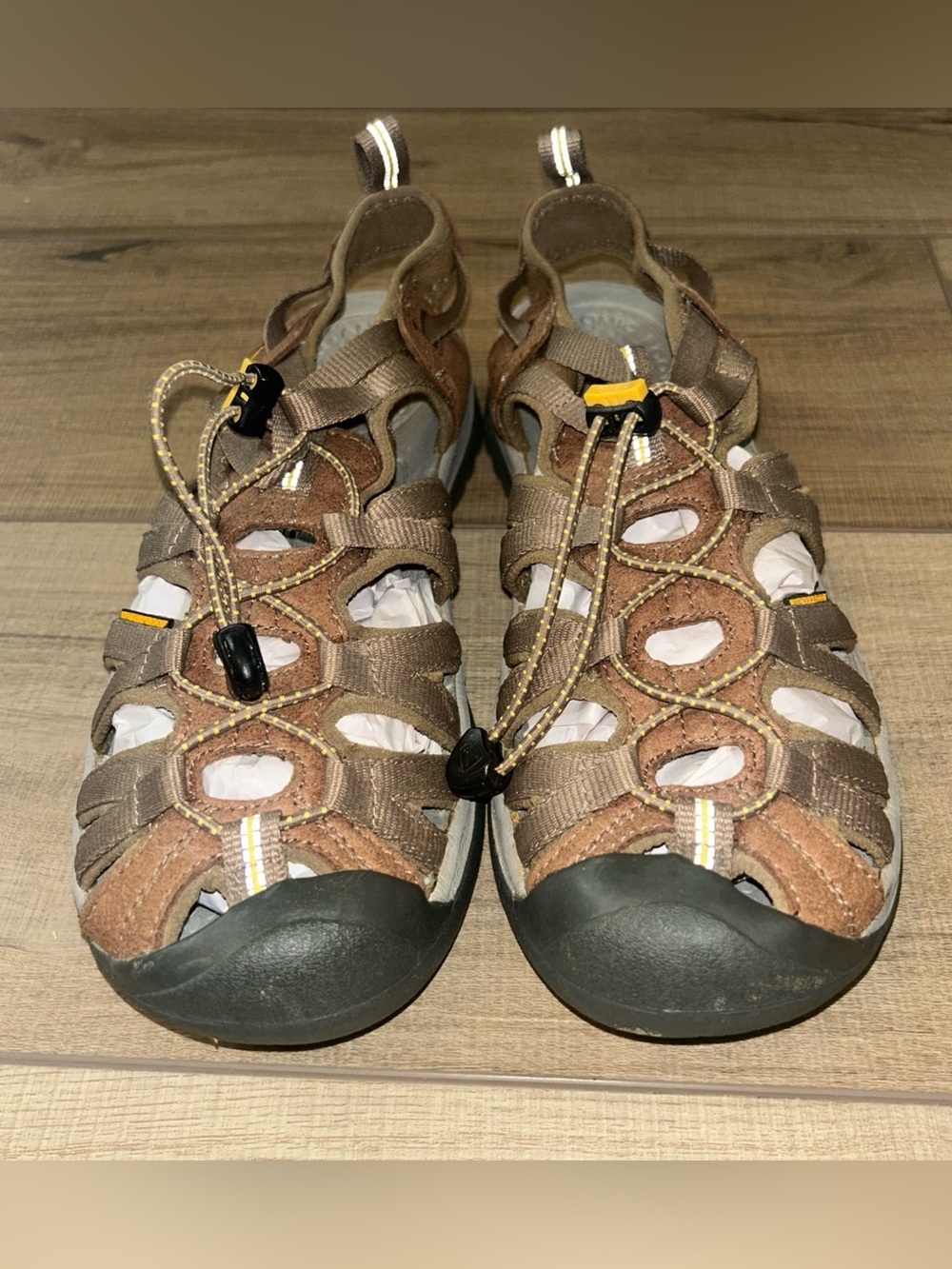 Keen Whisper Waterproof Sandal Womens 9.5 Brown Water Hiking Outdoors Camping